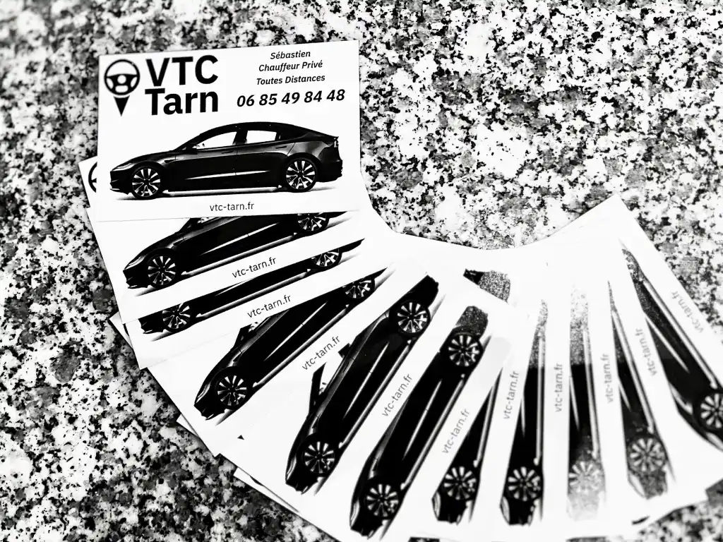 carte visite vtc